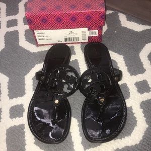 Black Tory Burch Miller sandals